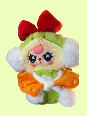 Baby Three Plush Pendant Chinese New Year Snake w/ Rare Eyes